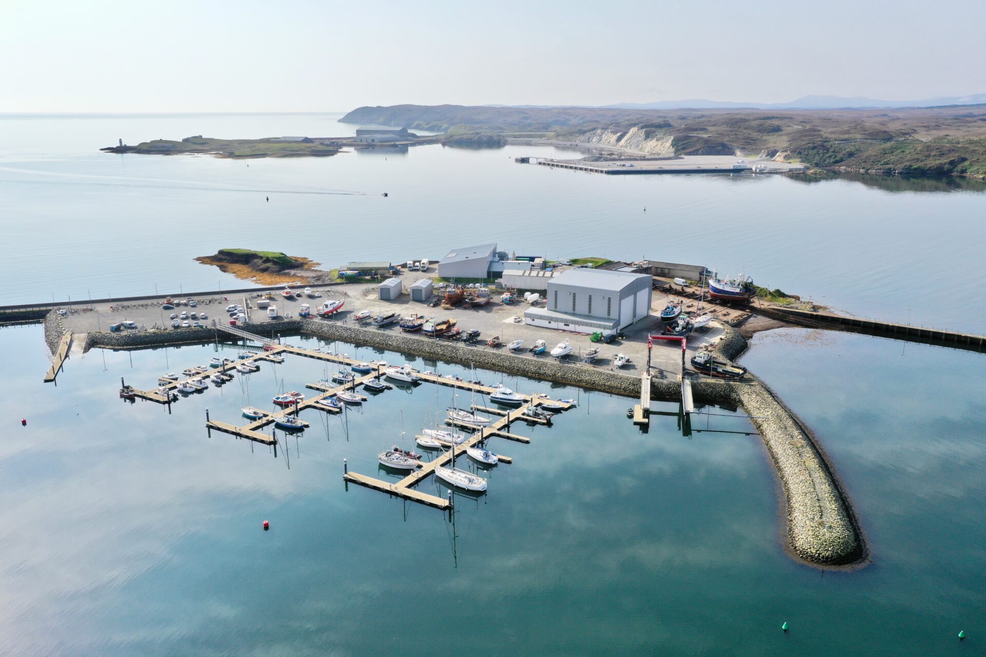 Superyacht in Stornoway