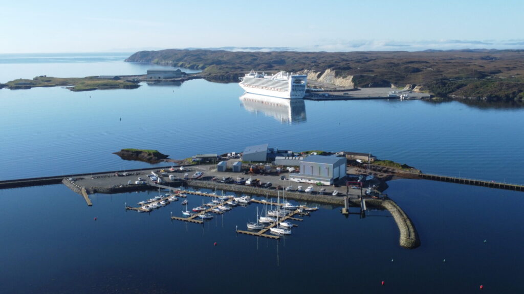 Superyacht in Stornoway